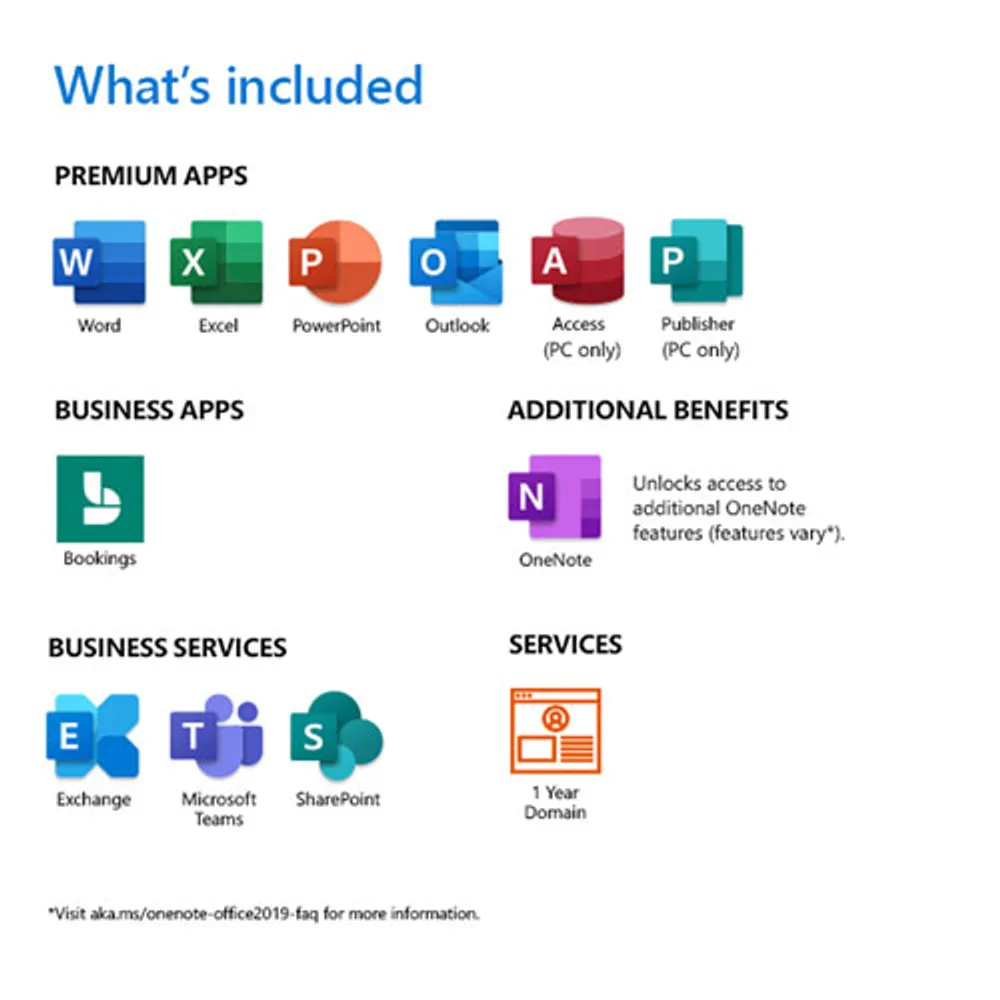 Microsoft 365 Business Standard (PC/Mac) - 1 User - 1 Year - Digital Download