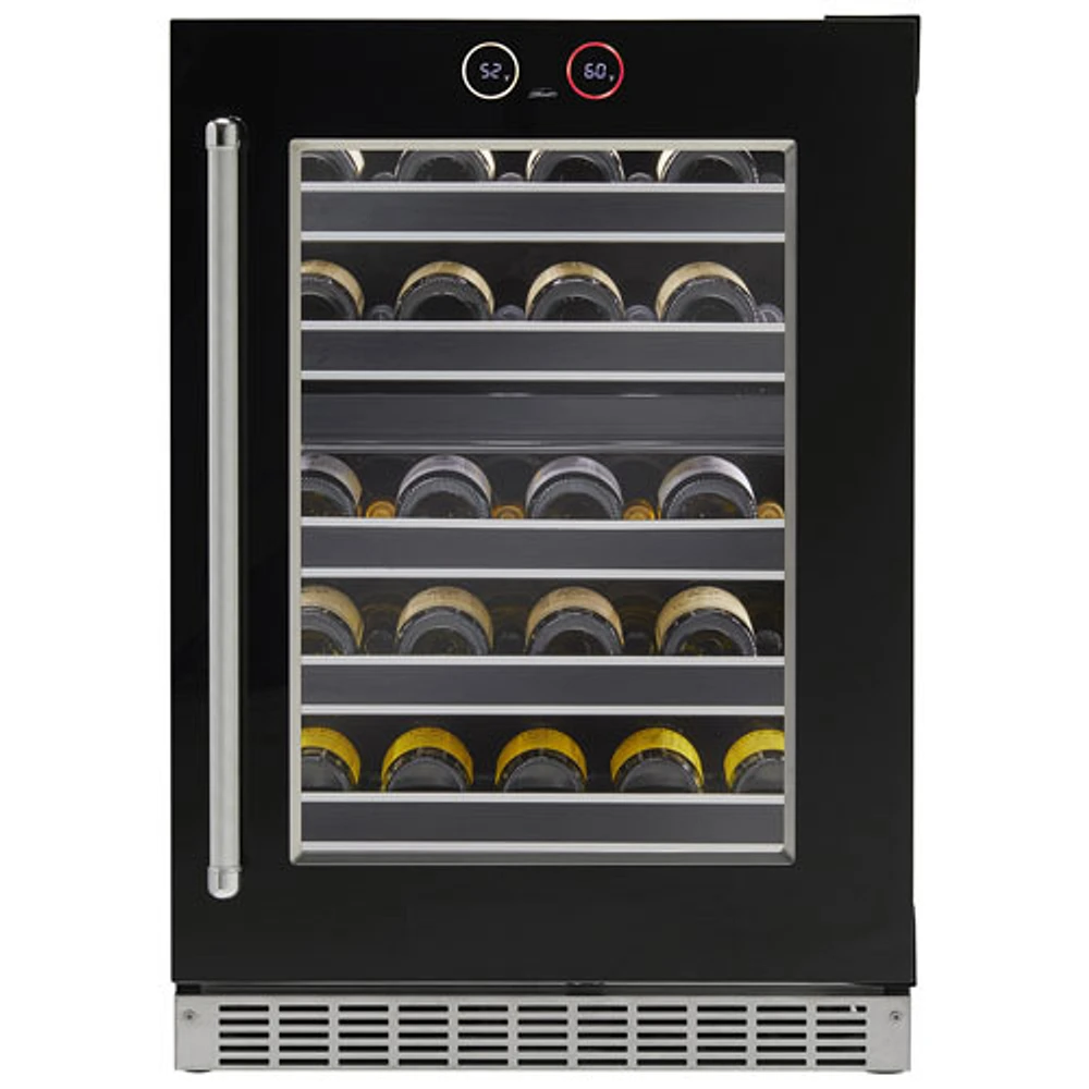 Silhouette Reserve 37-Bottle Built-In Wine Cooler (SRVWC050R) - Black