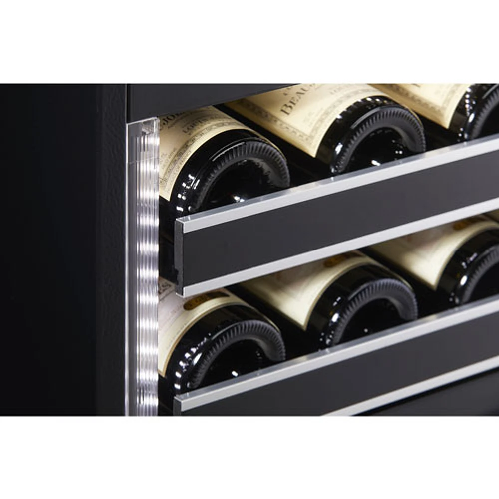 Silhouette Reserve 37-Bottle Built-In Wine Cooler (SRVWC050L) - Black