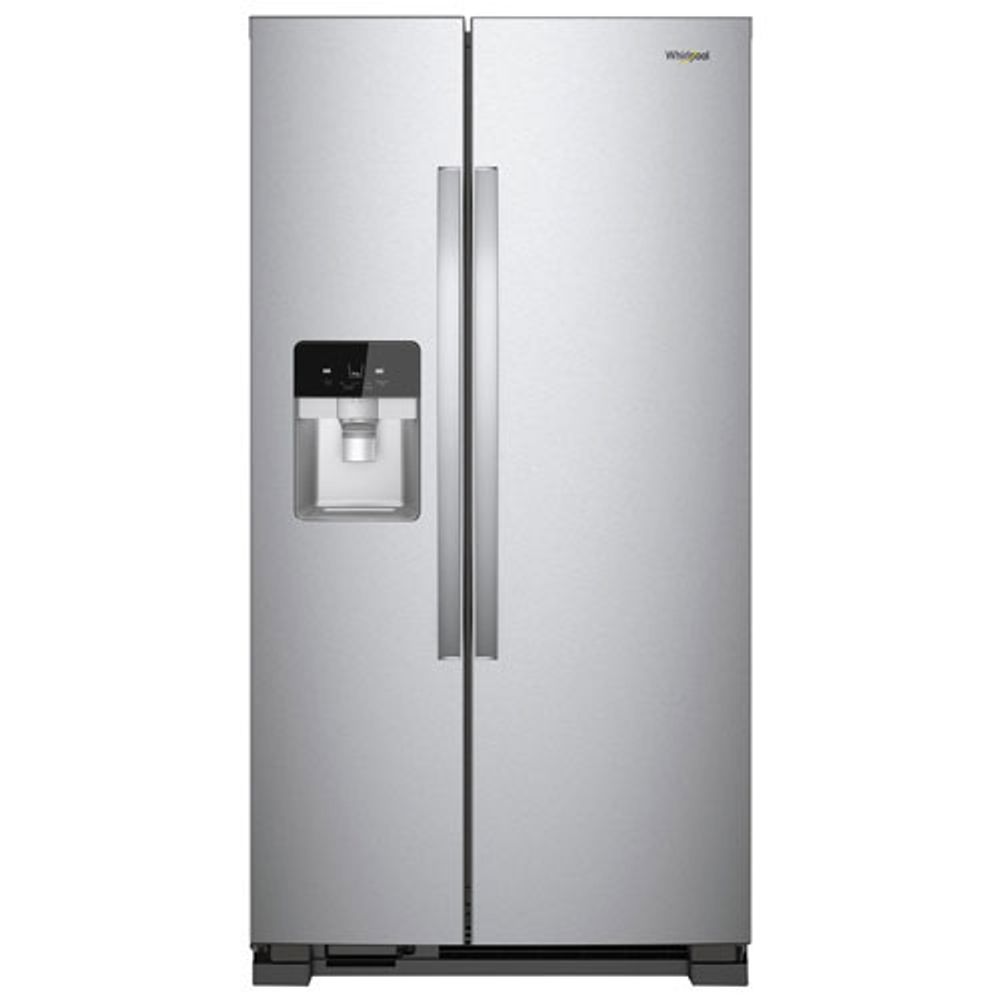 Whirlpool 33" Side-By-Side Refrigerator - Stainless Steel - Open Box - Perfect Condition