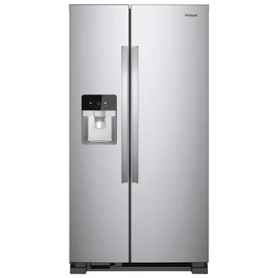 Whirlpool 33" 21.2 Cu. Ft. Side-By-Side Refrigerator - Stainless Steel - Open Box - Scratch & Dent