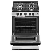 Whirlpool 24" 3.0 Cu. Ft. Self-Clean Freestanding Gas Range (WFG500M4HS) - Stainless Steel