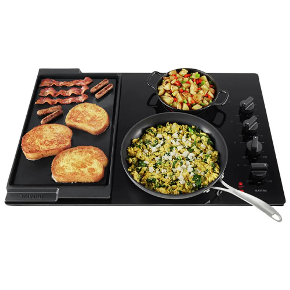 Maytag 30" 4-Element Electric Cooktop (MEC8830HB) - Black