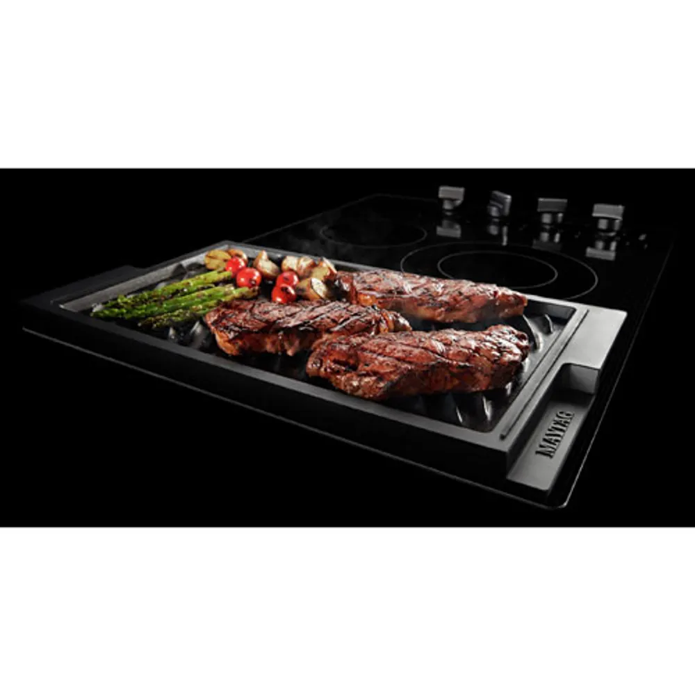 Maytag 30" 4-Element Electric Cooktop (MEC8830HB) - Black