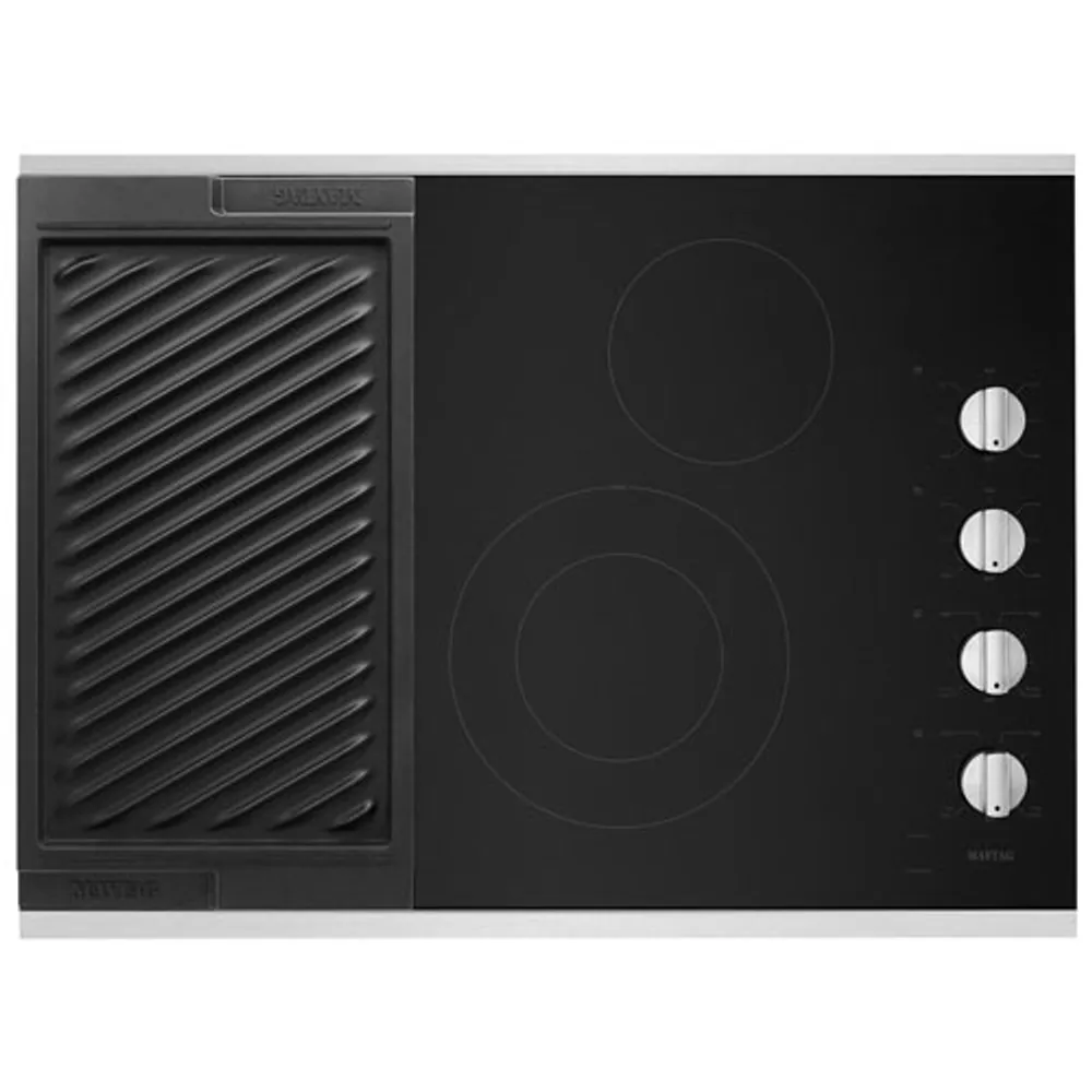 Maytag 30" 4-Element Electric Cooktop (MEC8830HS) - Stainless Steel