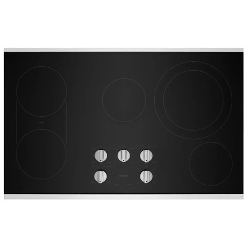 Maytag 36" 5-Element Electric Cooktop (MEC8836HS) - Stainless Steel