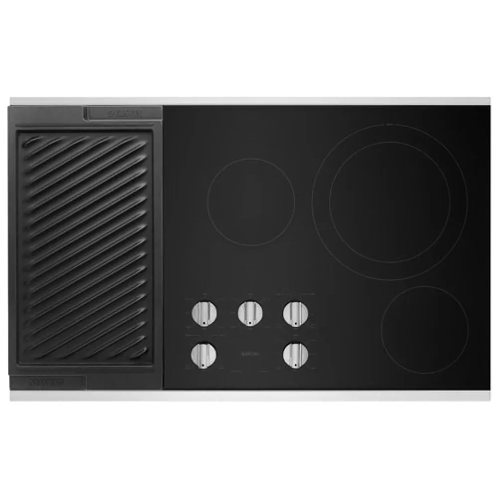 Maytag 36" 5-Element Electric Cooktop (MEC8836HS) - Stainless Steel