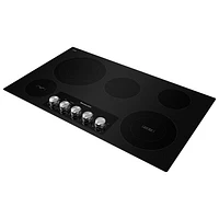 KitchenAid 36" 5-Element Electric Cooktop (KCES556HBL) - Black
