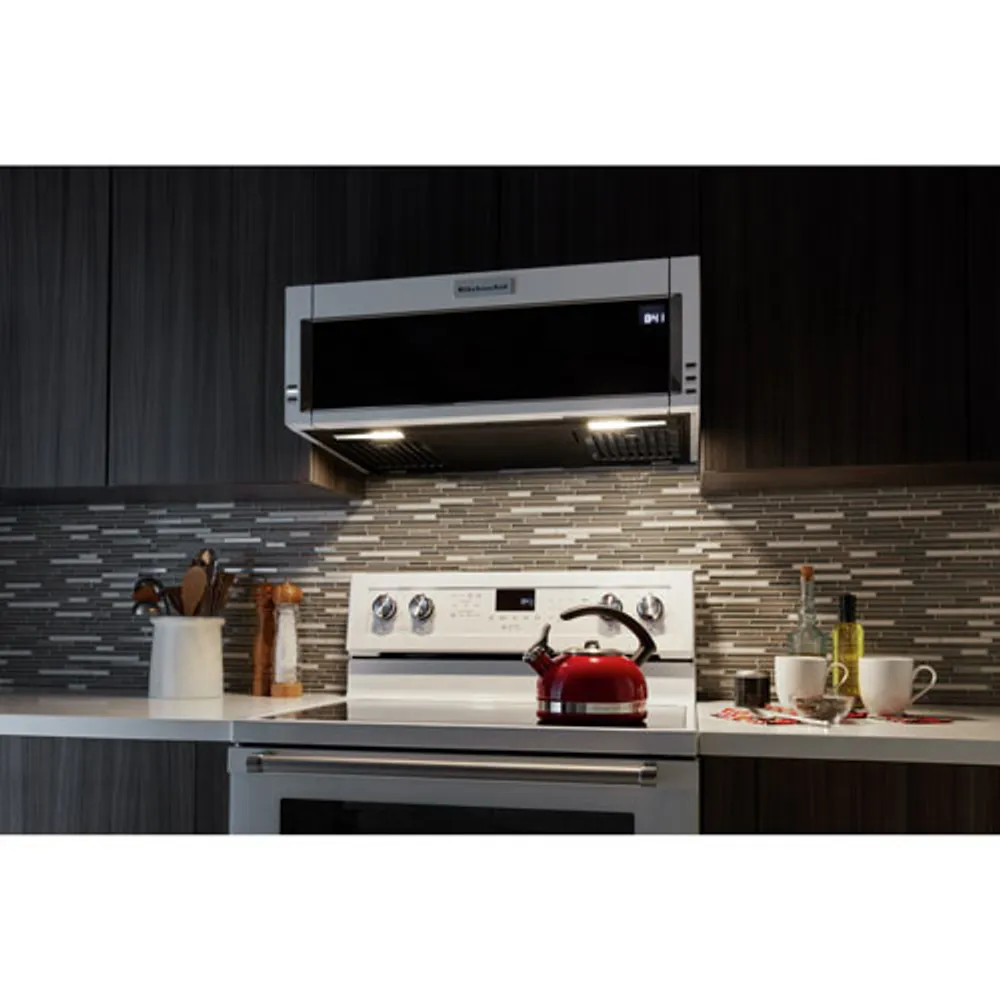 Kitchenaid 30" Over-The-Range Microwave Hood Combo - 1.1 Cu. Ft. - White