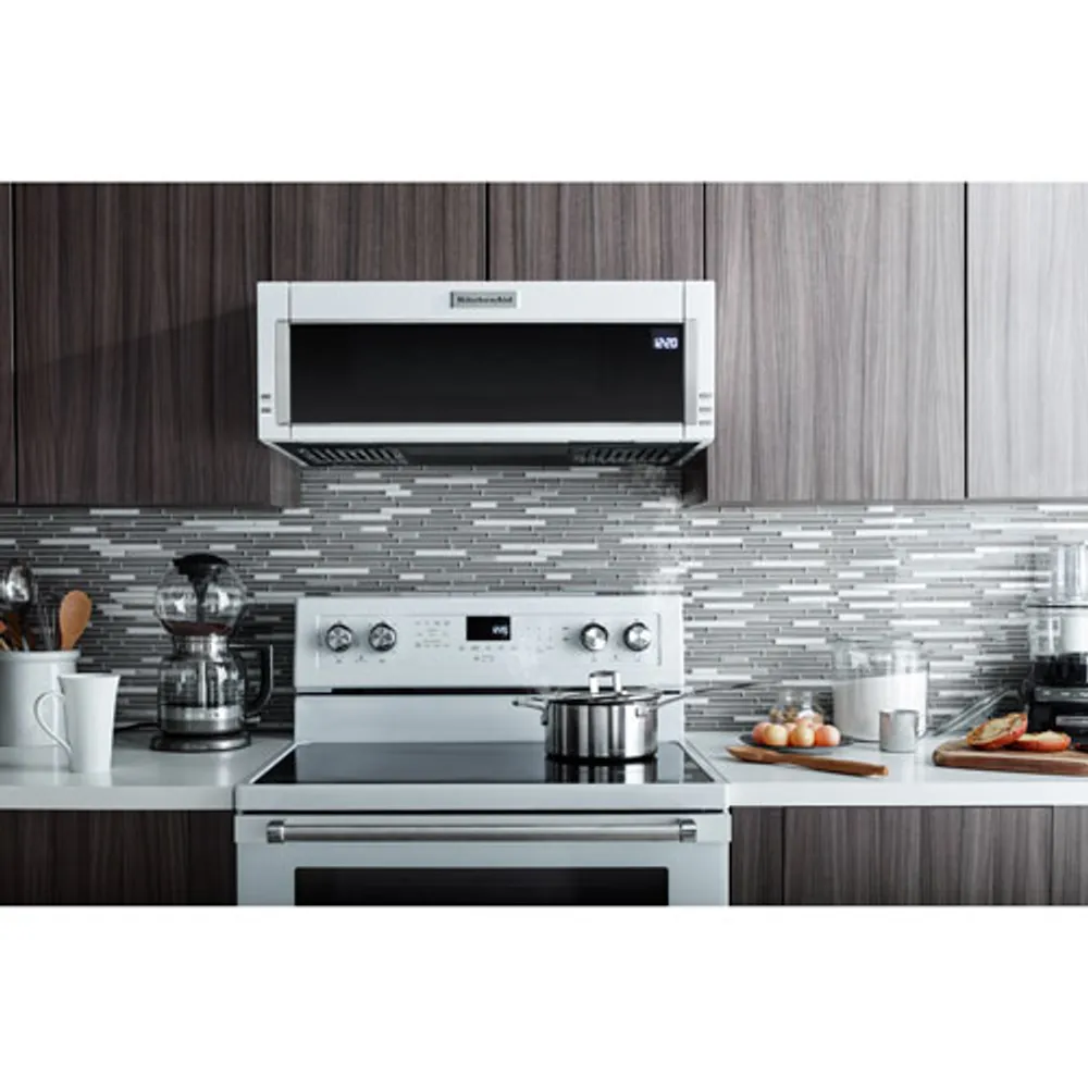 Kitchenaid 30" Over-The-Range Microwave Hood Combo - 1.1 Cu. Ft. - White