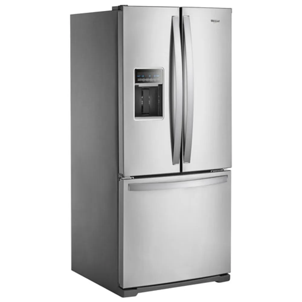 Whirlpool 30" 19.7 Cu. Ft. French Door Refrigerator with Water Dispenser (WRF560SEHZ) - Stainless Steel