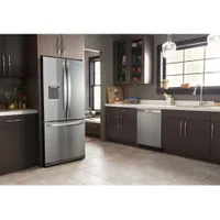 Whirlpool 30" 19.7 Cu. Ft. French Door Refrigerator with Water Dispenser (WRF560SEHZ) - Stainless Steel