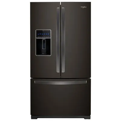 Whirlpool 36" 26.8 Cu. Ft. French Door Refrigerator (WRF767SDHV) - Black Stainless Steel