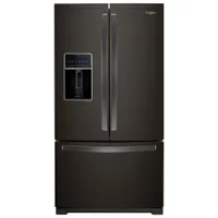 Whirlpool 36" 26.8 Cu. Ft. French Door Refrigerator (WRF767SDHV) - Black Stainless Steel