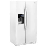 Whirlpool 36" 20.6 Cu. Ft. Counter-Depth Side-By-Side Refrigerator w/ Ice Dispenser (WRS571CIHW) - White