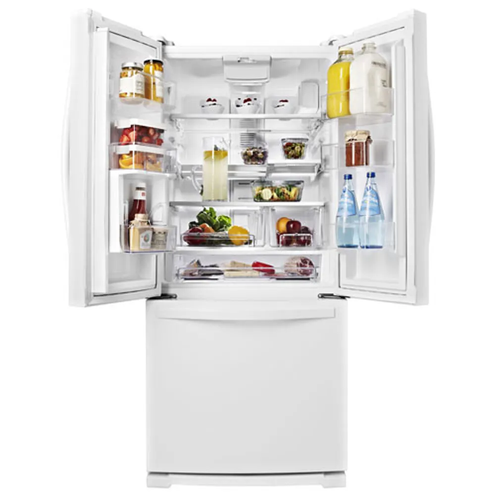 Whirlpool 30" 19.7 Cu. Ft. French Door Refrigerator (WRF560SFHW) - White