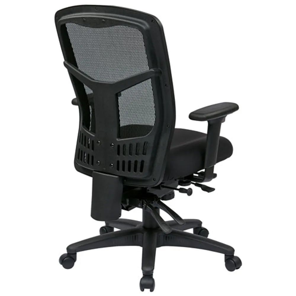 Pro-Line II ProGrid Ergonomic High-Back Bonded Leather Manager Chair - Coal
