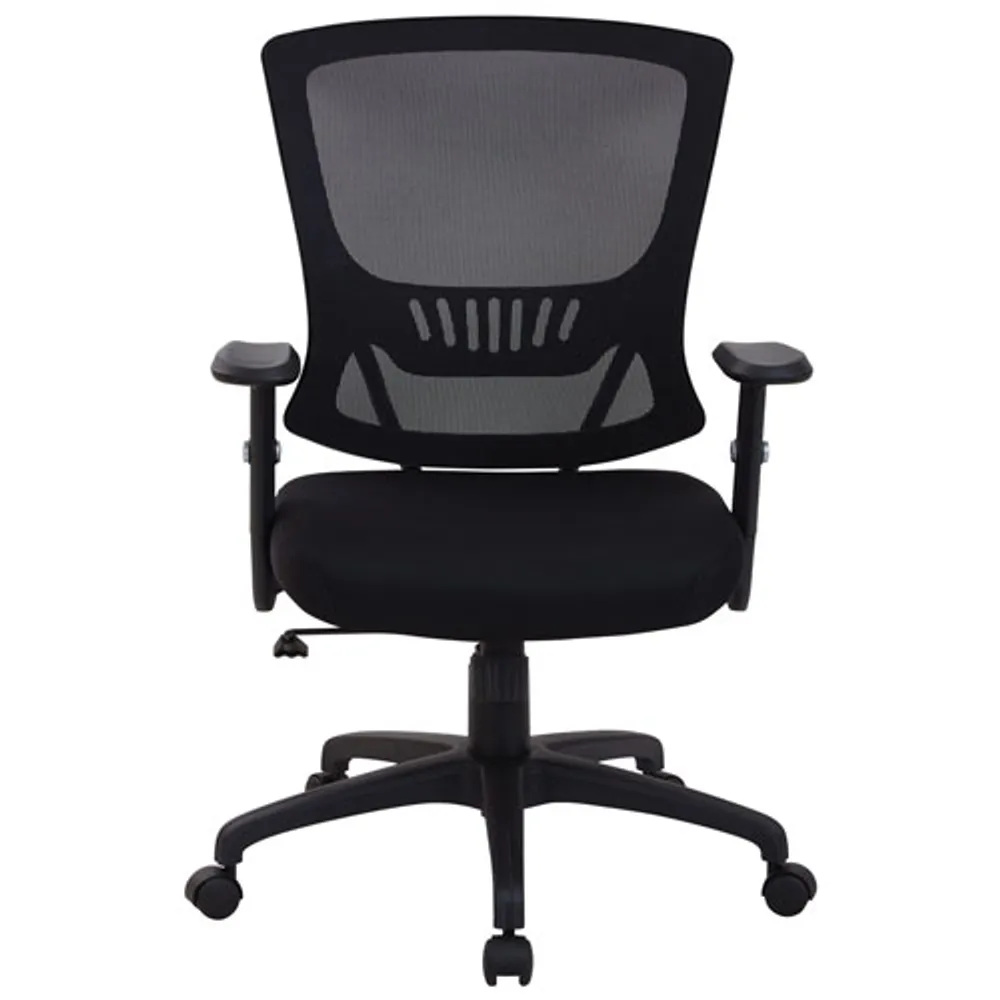 Work Smart EMH Polyester Task Chair - Black