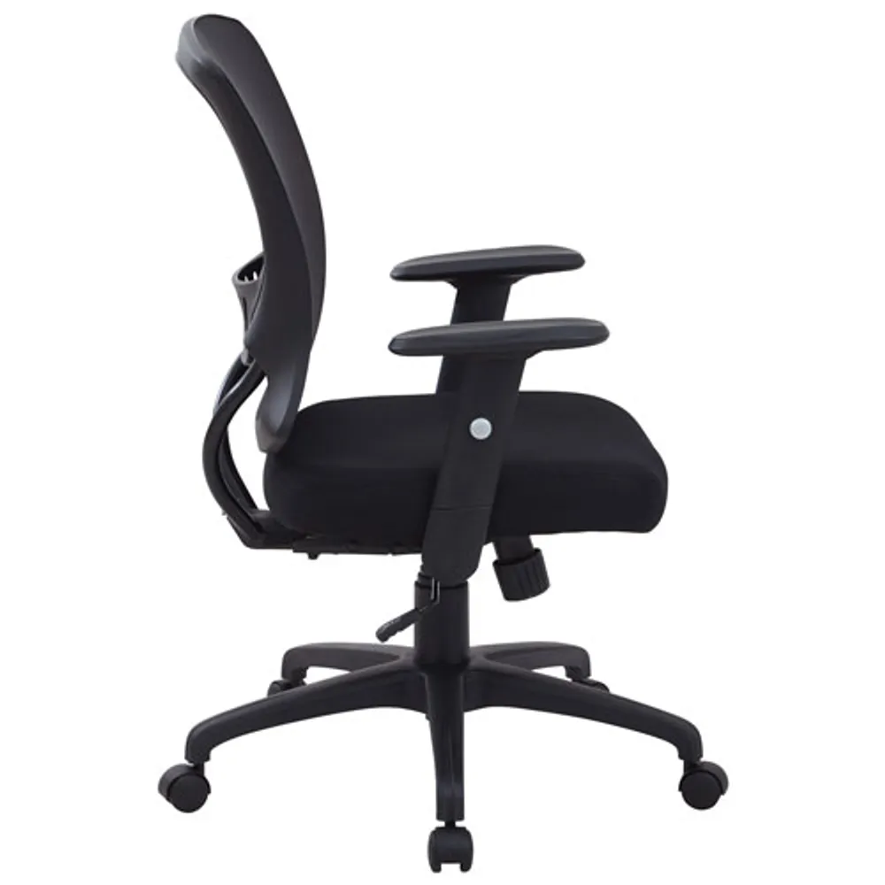 Work Smart EMH Polyester Task Chair - Black