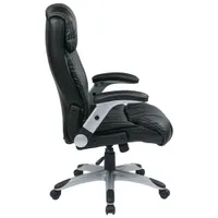 Work Smart ECH Bonded Leather Executive Chair - Black