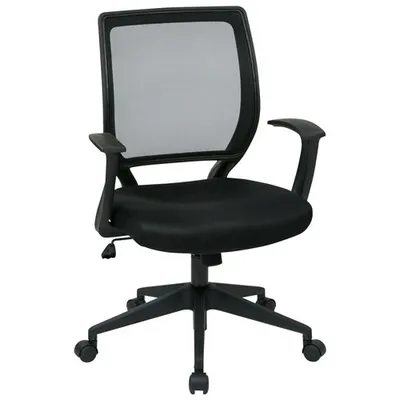 Fauteuil de bureau en nylon EM de Work Smart - Noir