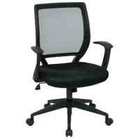 Work Smart EM Nylon Task Chair - Black