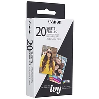 Canon ZINK 20-Sheet 2" x 3" Photo Paper for IVY Mini Photo Printer