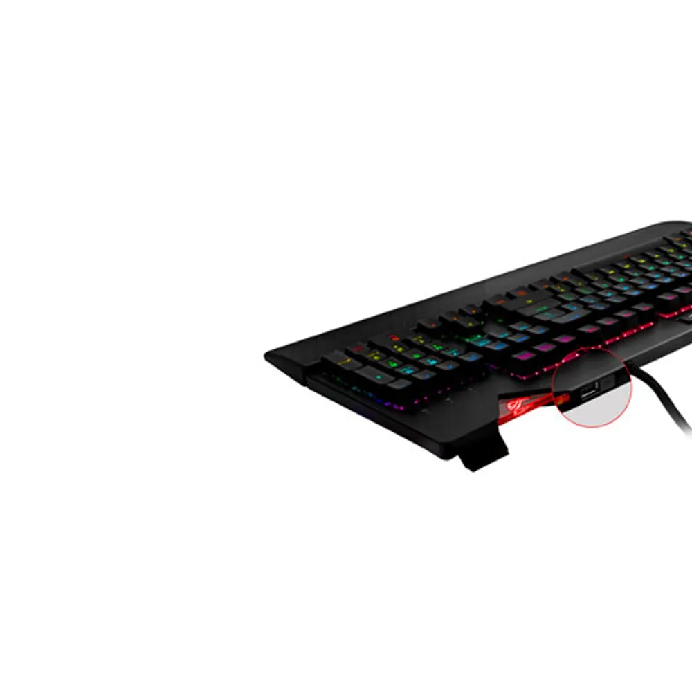 ASUS ROG Strix Flare Backlit Mechanical Cherry MX Red Gaming Keyboard