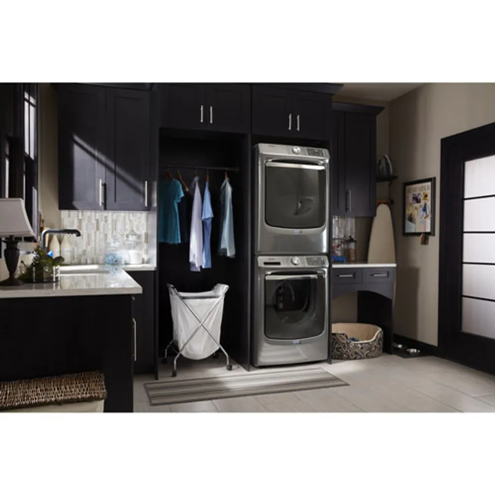 Maytag 7.4 Cu. Ft. Electric Steam Dryer (YMED8630HC) - Chrome Shadow