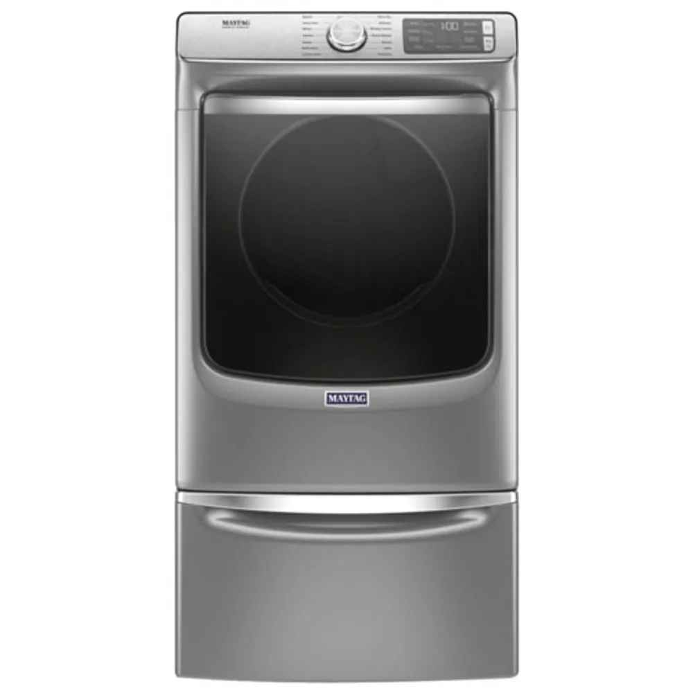 Maytag 7.4 Cu. Ft. Gas Steam Dryer (MGD8630HC) - Chrome Shadow