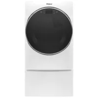 Whirlpool 7.4 Cu. Ft. Electric Steam Dryer (YWED9620HW) - White