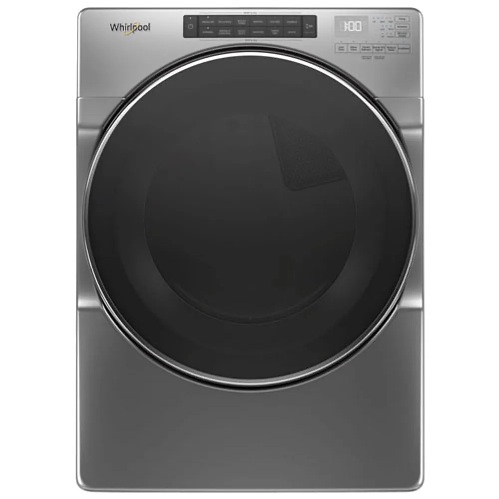 Whirlpool 7.4 Cu. Ft. Electric Steam Dryer (YWED6620HC) - Chrome Shadow