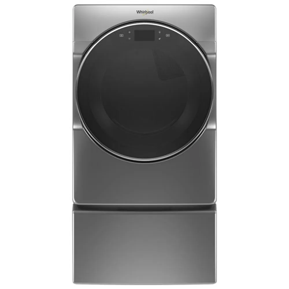 Whirlpool 7.4 Cu. Ft. Electric Steam Dryer (YWED9620HC) - Chrome Shadow