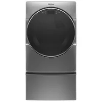 Whirlpool 7.4 Cu. Ft. Electric Steam Dryer (YWED9620HC) - Chrome Shadow