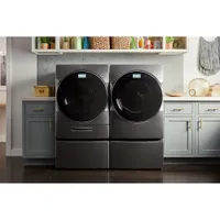 Whirlpool 7.4 Cu. Ft. Gas Steam Dryer (WGD9620HC) - Chrome Shadow