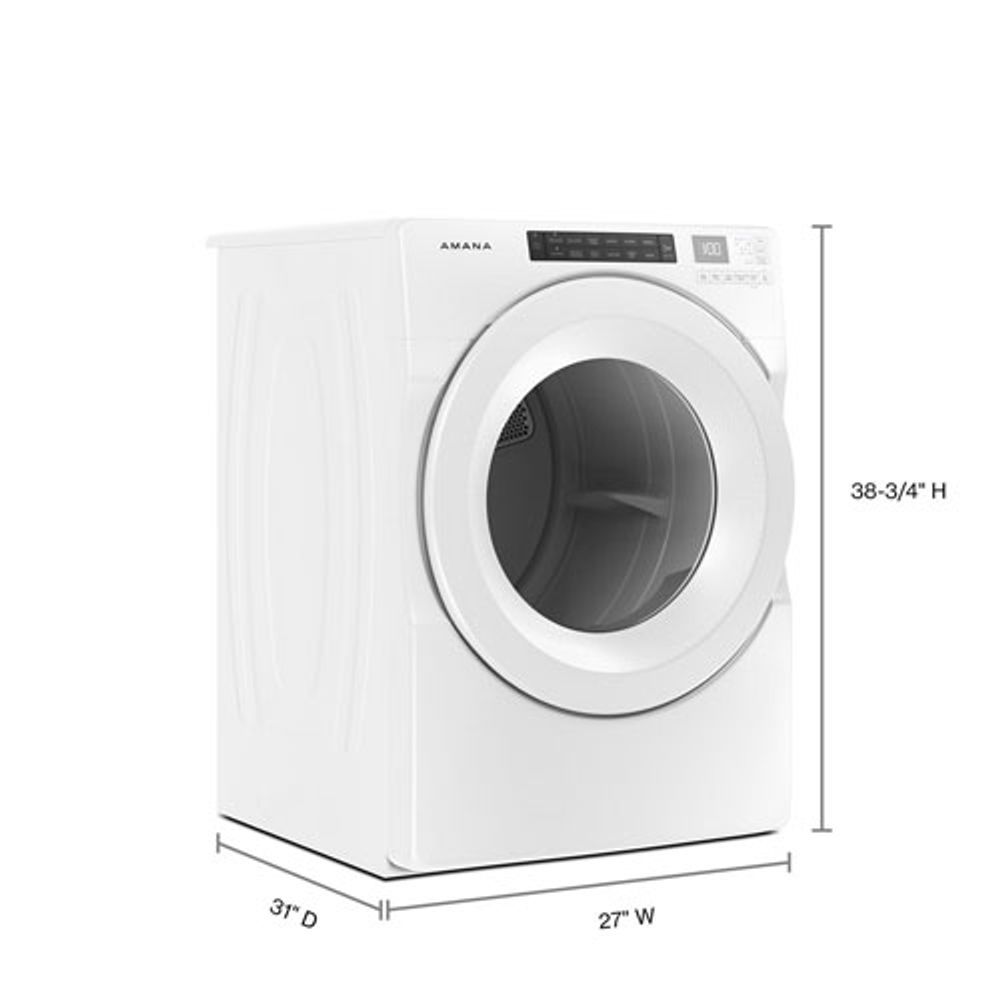 Amana 7.4 Cu. Ft. Electric Dryer (YNED5800HW) - White