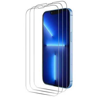 KUNOVA (TM) 3PCS iPhone 13 PRO MAX 6.7" 2021 iPhone 14 Pro Max 2022 9H Screen Protector, 3-Pack Premium Tempered Glass Screen Protector Apple iPhone 13 PRO MAX 6.7"