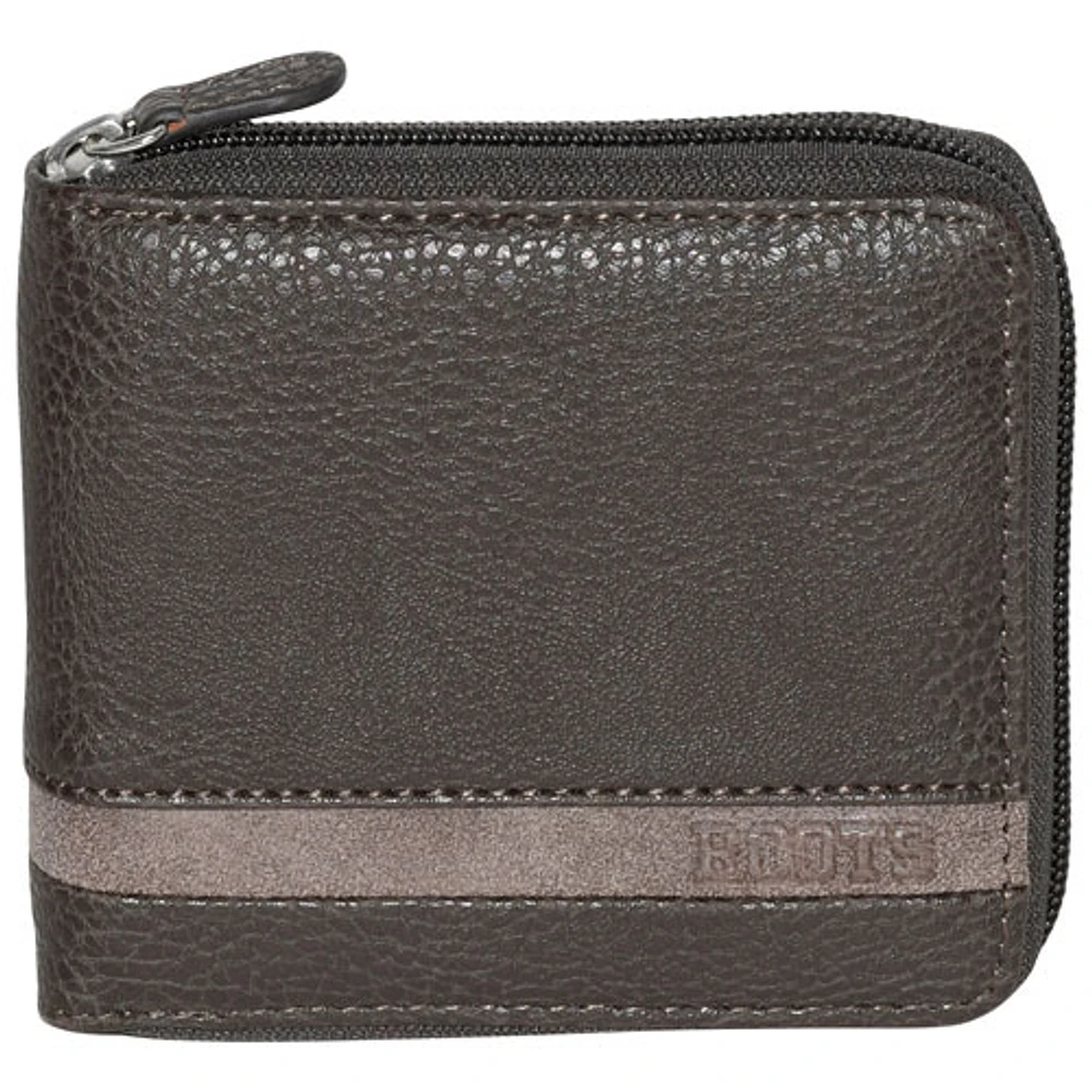 Roots Roughing It RFID Bi-fold Wallet - Brown