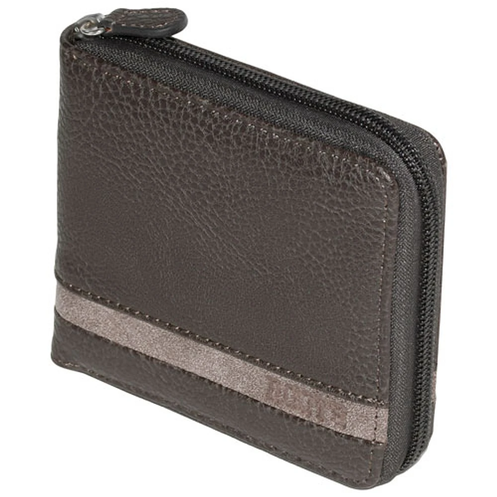 Roots Roughing It RFID Bi-fold Wallet - Brown