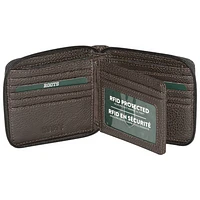 Roots Roughing It RFID Bi-fold Wallet - Brown