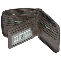 Roots Roughing It RFID Bi-fold Wallet - Brown