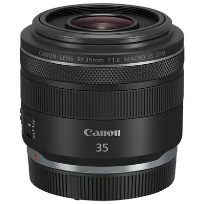 Canon RF 35mm f/1.8 Macro IS STM Lens - Black