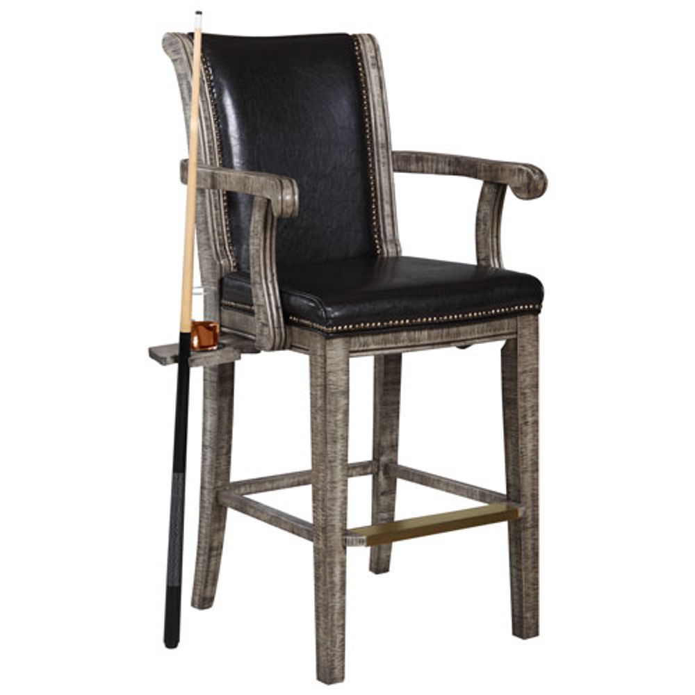 Montecito Deluxe Spectator Chair with Cue Rest - Driftwood