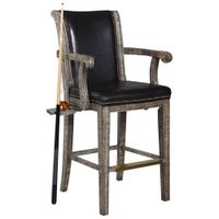 Montecito Deluxe Spectator Chair with Cue Rest - Driftwood