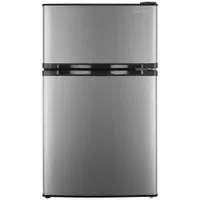 Insignia 3.0 Cu. Ft. Freestanding Bar Fridge (NS-CF30SS9-C) - Grey/Black - Only at Best Buy