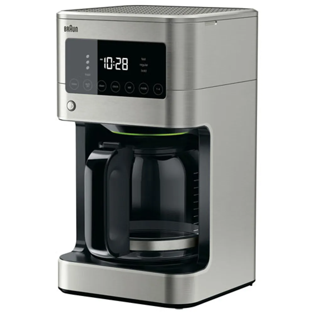 Braun’s BrewSense Coffee Maker - 12-Cup - Stainless Steel