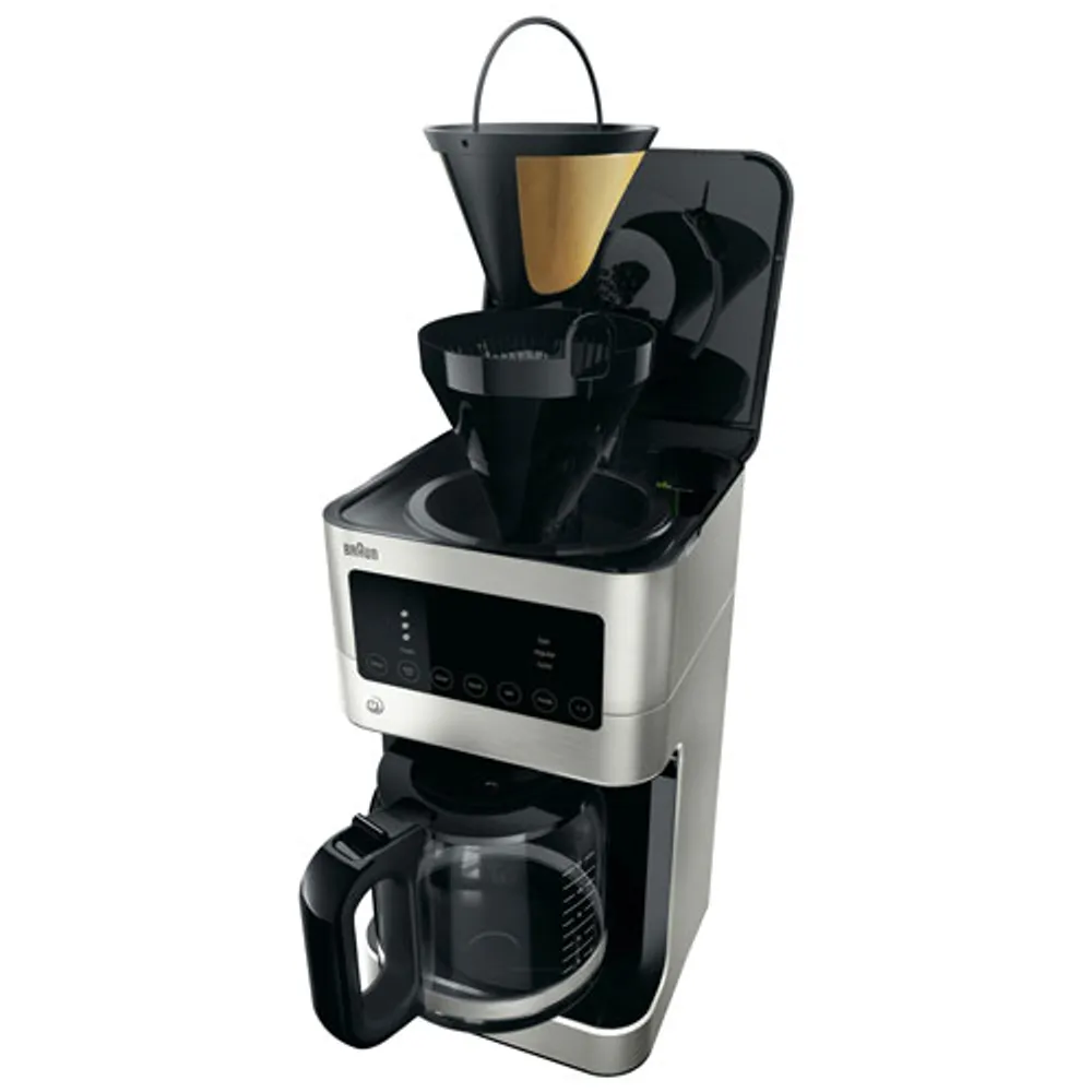 Braun’s BrewSense Coffee Maker - 12-Cup - Stainless Steel