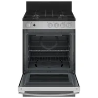 GE 24" 2.9 Cu. Ft. Free-Standing Gas Range (JCGAS640RMSS) - Stainless Steel