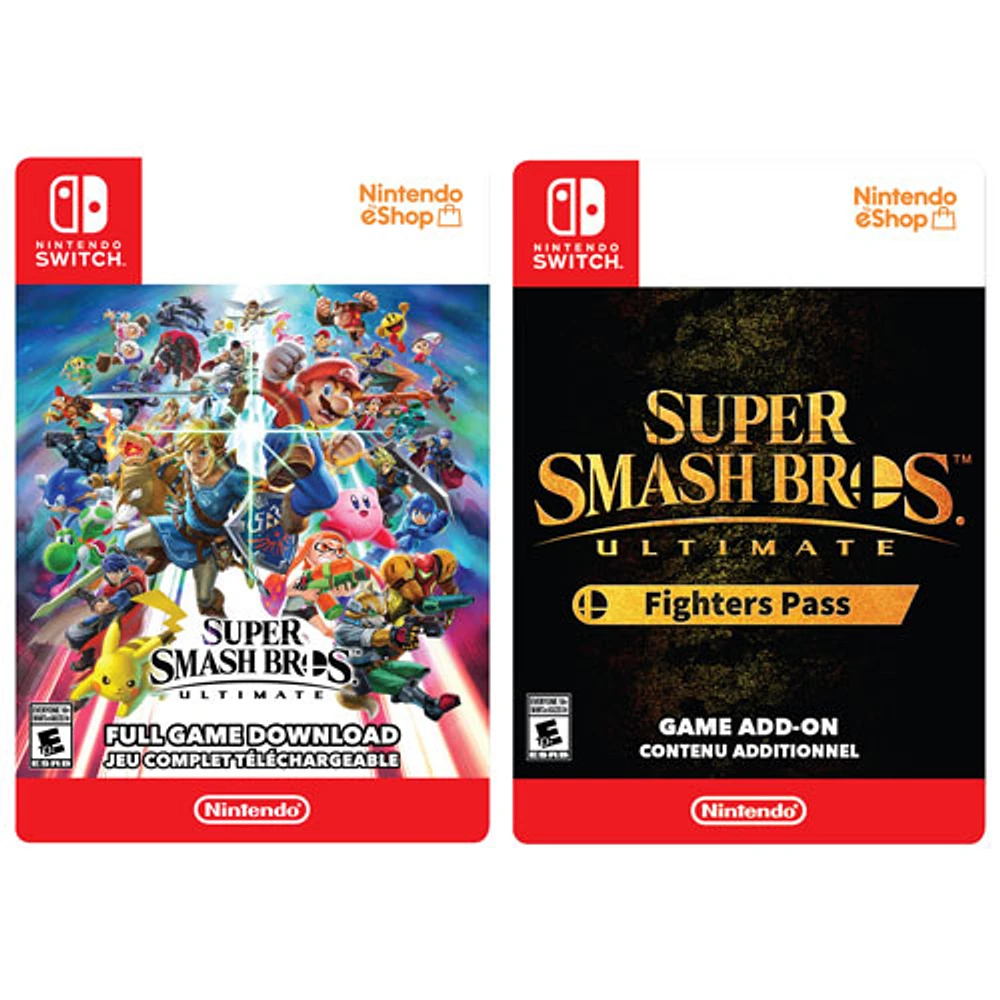 Super Smash Bros Ultimate with Fighters Pass (Switch) - Téléchargement numérique