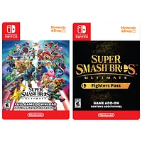 Super Smash Bros Ultimate with Fighters Pass (Switch) - Digital Download